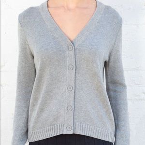 Brandy Melville Shannon Cotton Knit Cardigan Sweater